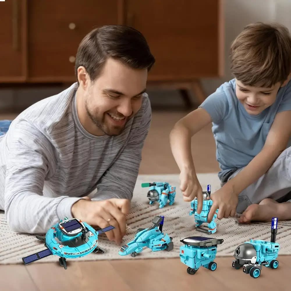 6-in-1 Solar Robot Kit: Educational STEM Toy for Kids